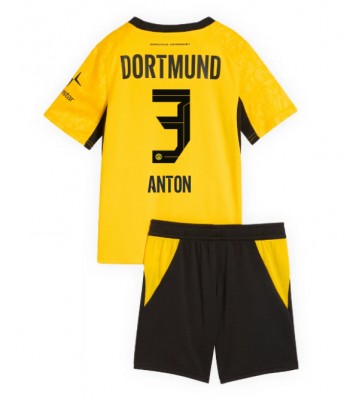 Borussia Dortmund Waldemar Anton #3 Hemmaställ Barn 2026-27 Kortärmad (+ Korta byxor)